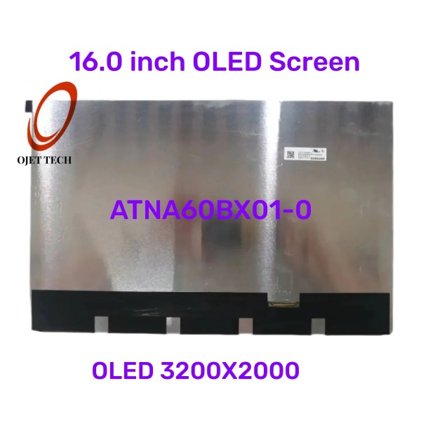 Display Laptop, Asus, VivoBook S16 S5606W, S5606WA, 18200-16000900, ATNA60BX01, 16 inch, OLED, Rezolutie 3.2K, 3200x2000, non touch, 40 pini