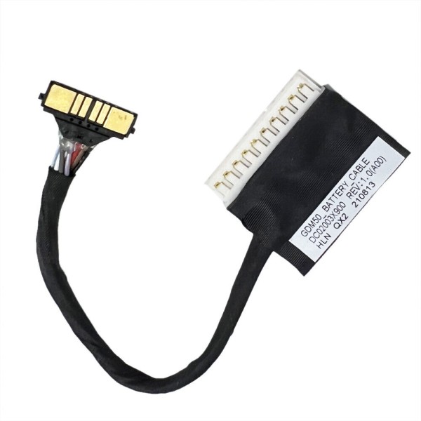 Cablu conectare baterie Laptop, Dell, Vostro 15 3530, P112F, P112F010, 4NDW9, 04NDW9, DC02003X900, GDM50 Battery Cable, 10 pini, 11cm
