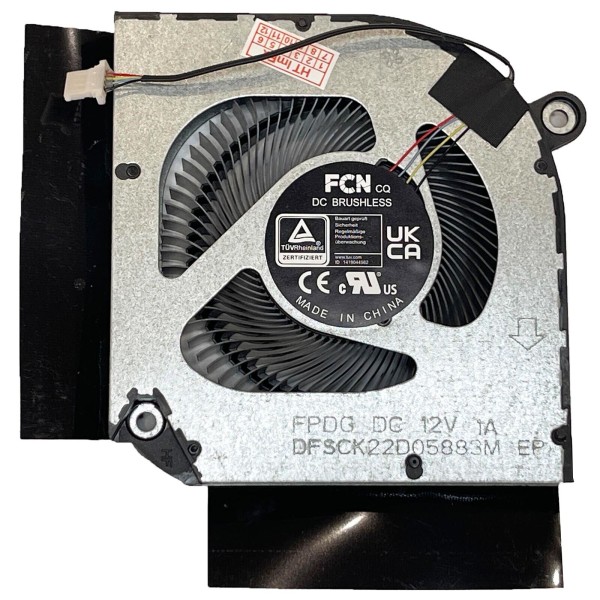 Set coolere Laptop Gaming, Acer, Nitro 5 AN515-46, AN515-58, AN517-55, N22C1, DFSCK22D05883M FPDG, DFSCL12E16486M FPDH, 12V, 1A