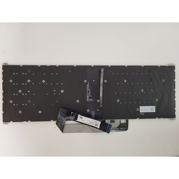 Tastatura Laptop, Acer, TravelMate P2 TMP216-51, TMP216-51G, iluminata, gri, layout US