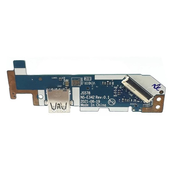 Modul pornire, USB si card reader Laptop, Lenovo, IdeaPad 3 15IAU7 Type 82RK, 5C50S25335, NS-E342, JS678, JV573