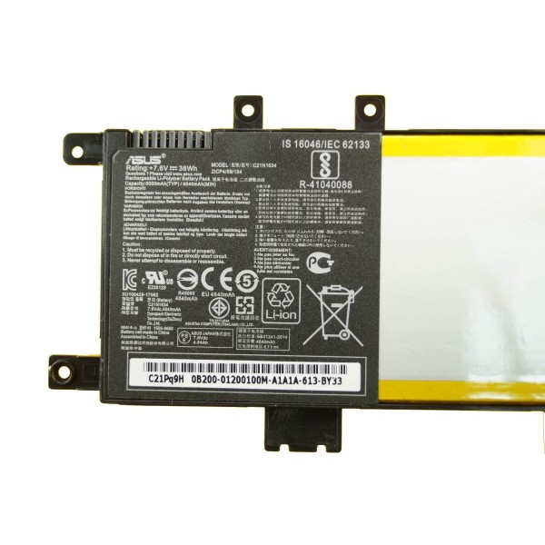 Baterie Laptop, Asus, VivoBook 15 X542U, X542UA, X542UAP, X542UAR, X542UQR, X542UF, X542UN, X542UNT, X542UR, X542URV, X542UQ, 0B200-02550000, 2ICP4/59/134, C21N1634, 7.6V, 5000mAh, 38Wh