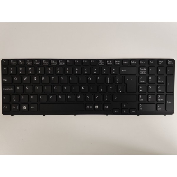 Tastatura Laptop, Sony, Vaio SVE15, SVE151, SVE152, SVE153, iluminata, neagra, layout US