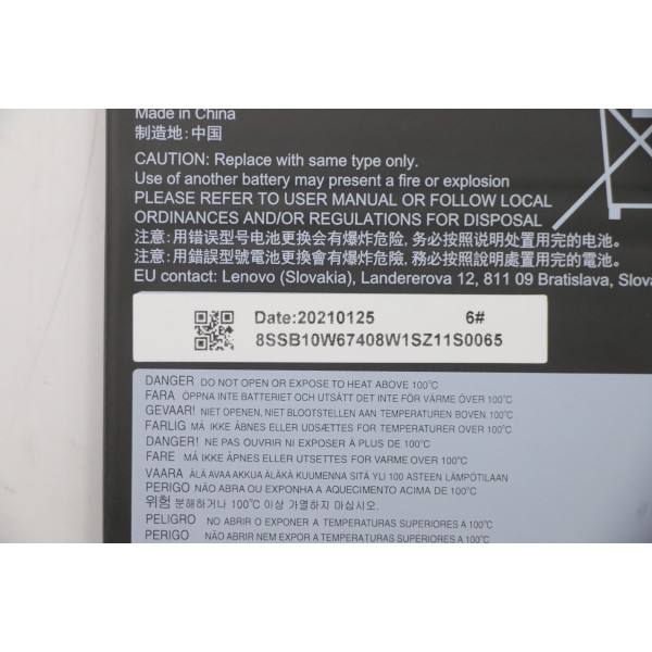 Baterie Laptop, Lenovo, ThinkBook 14-IIL Type 20SL, 11.4V, 4000mAh, 45Wh