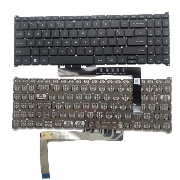 Tastatura Laptop, Acer, Aspire 5 A517-58M, neagra, layout us