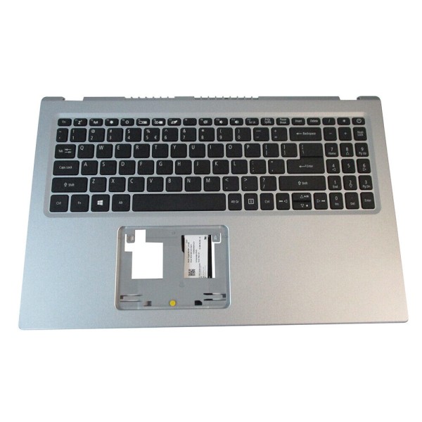Carcasa cu tastatura Laptop, Acer, Vero AV15-51, 6B.A6MN2.001, argintie, layout US