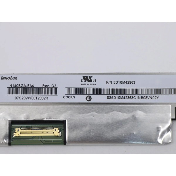 Display Laptop, Lenovo, E41-55 Type 82FJ, 82FK, N140BGA-EA4, 14 inch, HD 1366x768, 315mm latime, 30 pini