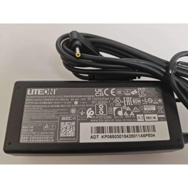Incarcator Laptop, Acer, A11-065N1A, A065R094L, PA-1650-80, PA-1650-50, 19V, 3.42A, 65W, mufa 3.0x1.1mm