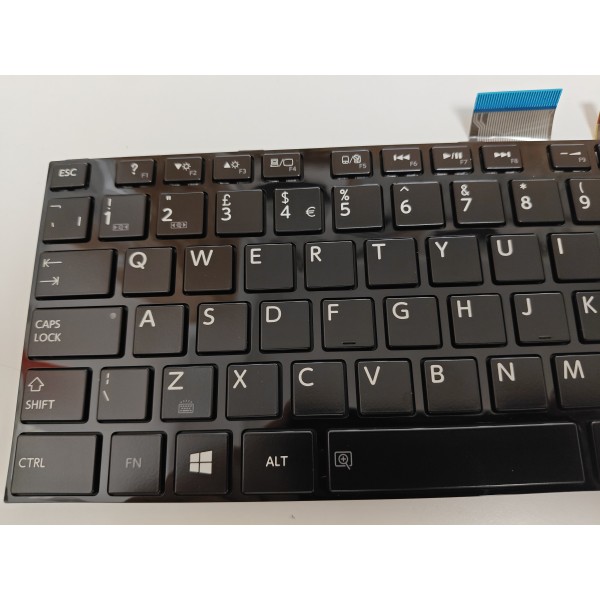 Tastatura Laptop, Toshiba, Satellite S75-A, S75D-A, S75DT-A, S75T-A, S75-B, S75D-B, S75DT-B, S75T-B, iluminata, neagra, layout UK