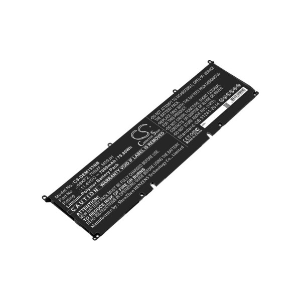 Baterie compatibila Laptop Gaming, Dell, G17 7630, P122F, P122F001, P122F002, 69KF2, 069KF2, 11.4V, 7000mAh, 79.80Wh