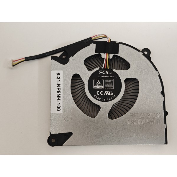 Cooler procesor Laptop Gaming, Gigabyte G5 GE, DFS5L32G16486P-FPP7, 6-31-NP5NK-100, 5V, 0.5A, CPU