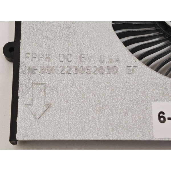 Cooler placa video Laptop Gaming, Gigabyte G5 KF, RC55, DFS5K22305283Q-FPP6, 6-31-NP5NK2-200, 5V, 0.5A, GPU