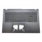 Carcasa superioara cu tastatura palmrest Laptop, Acer, Aspire 7 A715-51G, 6B.QHTN7.030, EAZYX00201A, iluminata, neagra, layout US