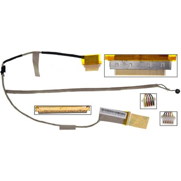 Cablu video LVDS Latop, Asus, A53E, A53S, A53SC, A53SD, A53SJ, A53SK, A53SM, 14G221036000, cu microfon