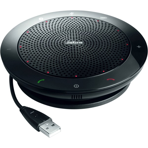 Jabra Speak 510 MS – Speakerphone portabil USB & Bluetooth, microfon 360°, 7510‑109, 15h autonomie