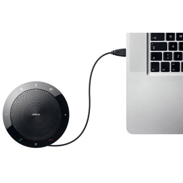 Jabra Speak 510 MS – Speakerphone portabil USB & Bluetooth, microfon 360°, 7510‑109, 15h autonomie