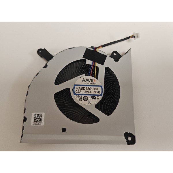 Cooler procesor Laptop Gaming, MSI, CreatorPro X18 HX A14VMG, A14VKSG, MS-1822, PABD18010SH-N542, N518, N531, E330402880B22, 12V, 0.6A, CPU