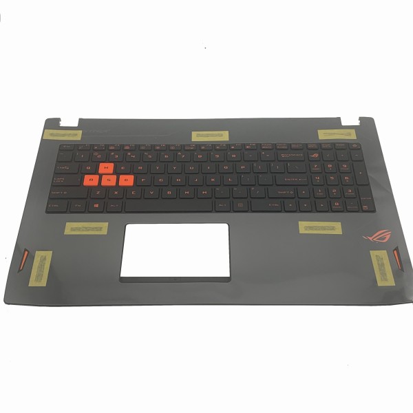 Carcasa superioara cu tastatura palmrest Laptop, Asus, ROG FX502VS, FX502VT, FX502VY, 90NB0DD1-R31US0, 13NB0DD1AP0101, iluminata, layout US