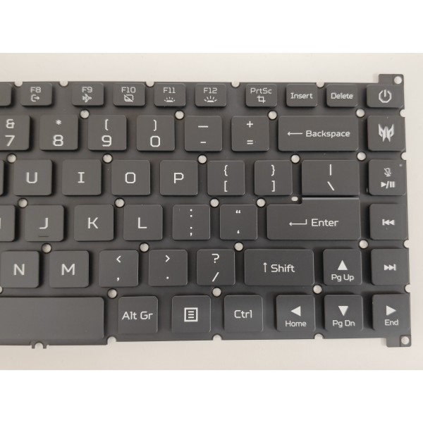 Tastatura Laptop Gaming, Acer, Predator Triton 500SE PT516-52s, iluminata, RGB Per Key, neagra, layout US