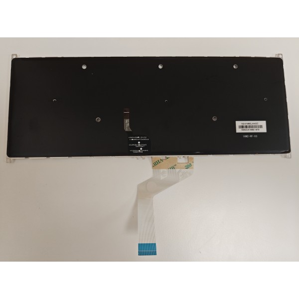 Tastatura Laptop, Acer, Swift 3 SF314-57, N19H4, iluminata, gri cu taste portocalii, layout US