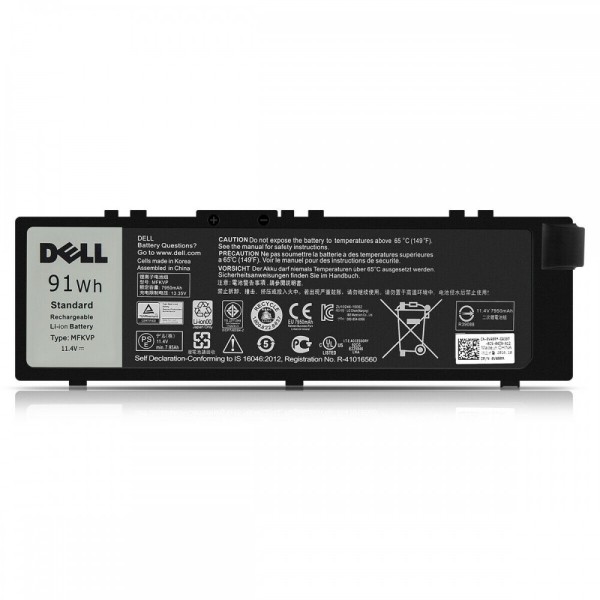 Baterie Laptop, Dell, Precision 17 7720, P29E, P29E002, MFKVP, 11.4V, 7950mAh, 91Wh