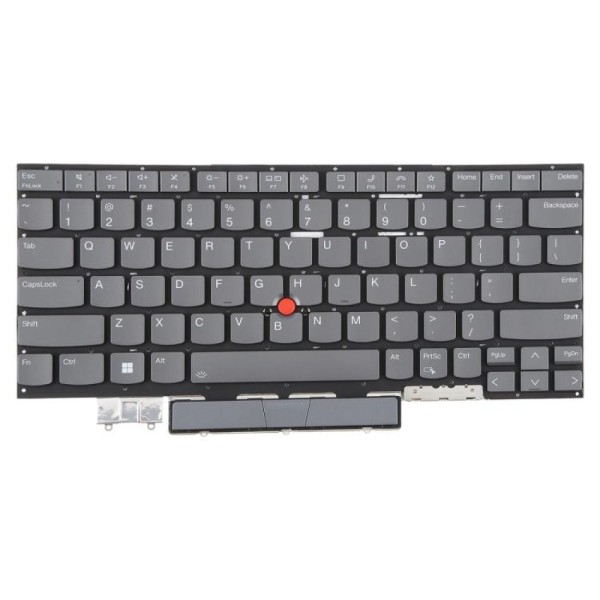 Tastatura Laptop, Lenovo, ThinkPad X1 Yoga 6th Type 20XY, 20Y0, iluminata, gri, layout US