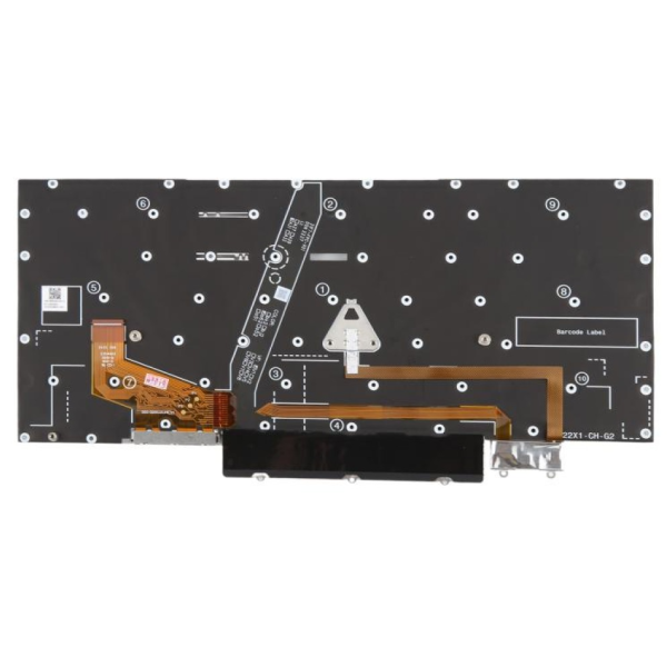 Tastatura Laptop, Lenovo, ThinkPad X1 Yoga 6th Type 20XY, 20Y0, iluminata, gri, layout US