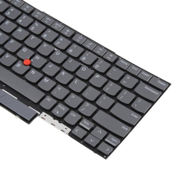 Tastatura Laptop, Lenovo, ThinkPad X1 Yoga 6th Type 20XY, 20Y0, iluminata, gri, layout US