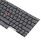 Tastatura Laptop, Lenovo, ThinkPad X1 Yoga 6th Type 20XY, 20Y0, iluminata, gri, layout US