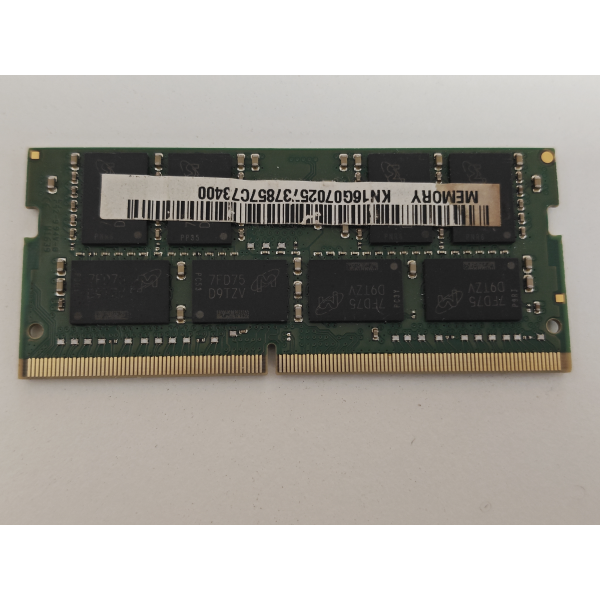 Memorie Ram Laptop Kigston, 16GB, DDR4, 2Rx8, PC4-2666V, 2666Mhz, ACR26D4S9D8MD-16, PC4-21300, CL19, 1.2V, non-ECC, sodimm, 260 pini