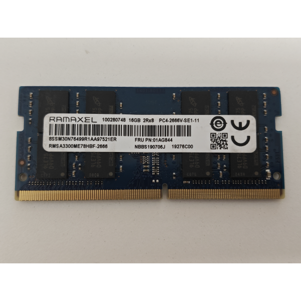 Memorie Ram Laptop Kigston, 16GB, DDR4, 2Rx8, PC4-2666V, 2666Mhz, RMSA3300ME78HBF-2666, PC4-21300, CL19, 1.2V, non-ECC, sodimm, 260 pini