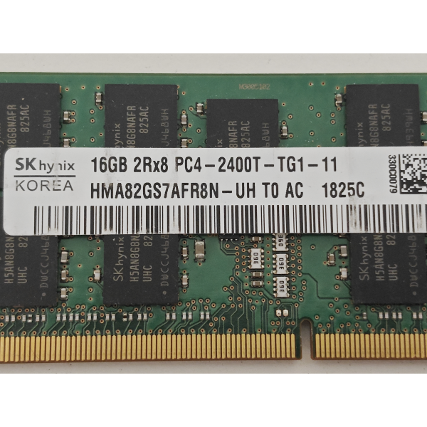 Memorie Ram Laptop SK Hynix, 16GB, DDR4, 2Rx8, PC4-2400T, 2400Mhz, HMA82GS7AFR8N-UH, PC4-19200, CL17, 1.2V, non-ECC, sodimm, 260 pini
