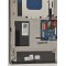 Carcasa superioara cu tastatura palmrest Laptop, Dell, Precision 5570, P91F, P91F003, TJP2V, 0TJP2V, 04W5M, 004W5M, AQ3RH000112, FR24081681, iluminata, neagra, layout UK