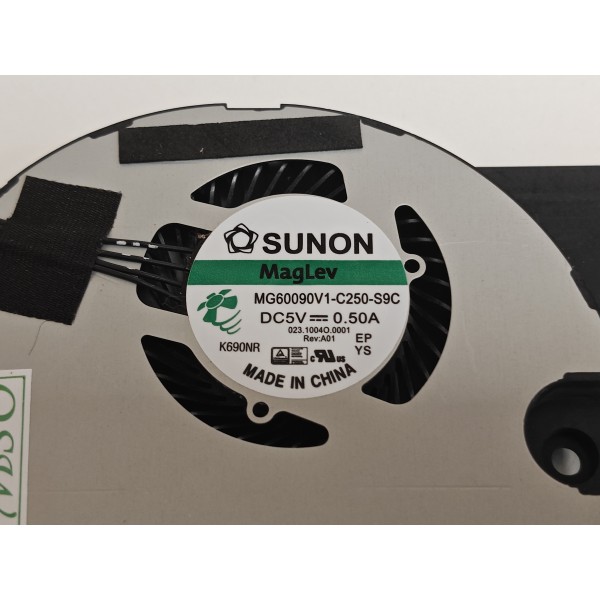 Cooler procesor Laptop, Acer, Aspire VN7-792, VN7-792G, 60.G6TN1.003, 460.06A0B.0001, 16080301A01, MG60090V1-C250-S9C, 5V, 0.50A, CPU