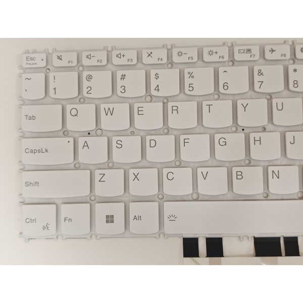 Tastatura Laptop, Lenovo, ThinkBook 13s G2 ITL Type 20V9, iluminata, alba, layout US