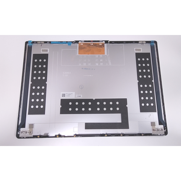 Capac Display Laptop, Lenovo, IdeaPad Slim 5 16IRU9 Type 83FW, 5CB1N54891, AM932000101, AL_BRK_L, AL_BRK_R, pentru ecran OLED si IR Camera, argintiu