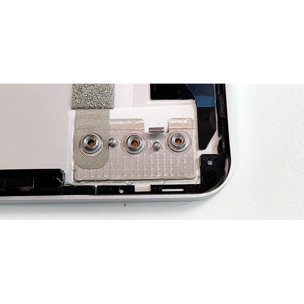 Capac Display Laptop, Lenovo, IdeaPad Slim 5 16IRU9 Type 83FW, 5CB1N54891, AM932000101, AL_BRK_L, AL_BRK_R, pentru ecran OLED si IR Camera, argintiu