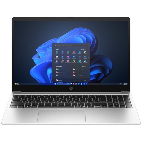 Laptop HP 250R G10, Intel Core 5 120U pana la 5.0GHz, 15.6" Full HD, 16GB, DDR4, SSD 512GB, Intel Graphics, Windows 11 Pro, argintiu