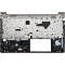 Carcasa superioara cu tastatura palmrest compatibila Laptop, HP, ProBook 450 G10, 455 G10, N45680-001, 4BX8TTATP70, iluminata, argintie, layout US