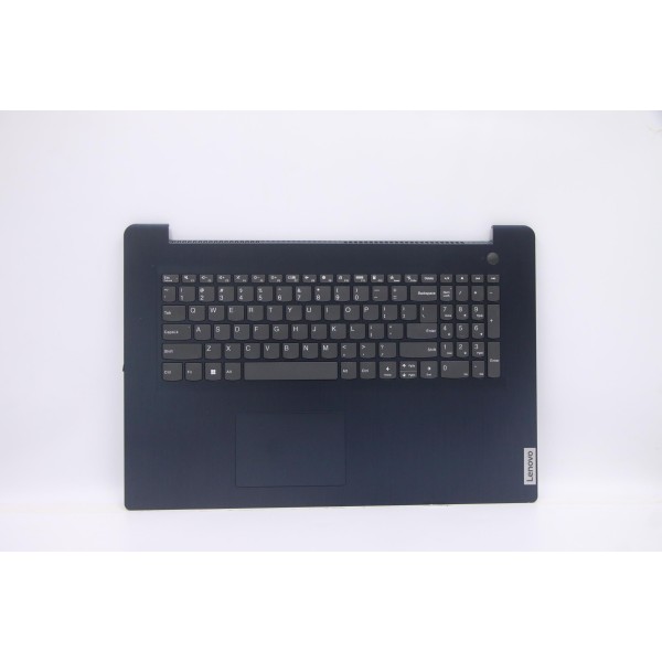 Carcasa superioara cu tastatura palmrest Laptop, Lenovo, IdeaPad 3-17ALC6 Type 82KV, 5CB1B96543, AP21N000570, AP21N000570AYL, AM21N000510, EC21N000510, 16005260, HS750, Abyss Blue, layout US