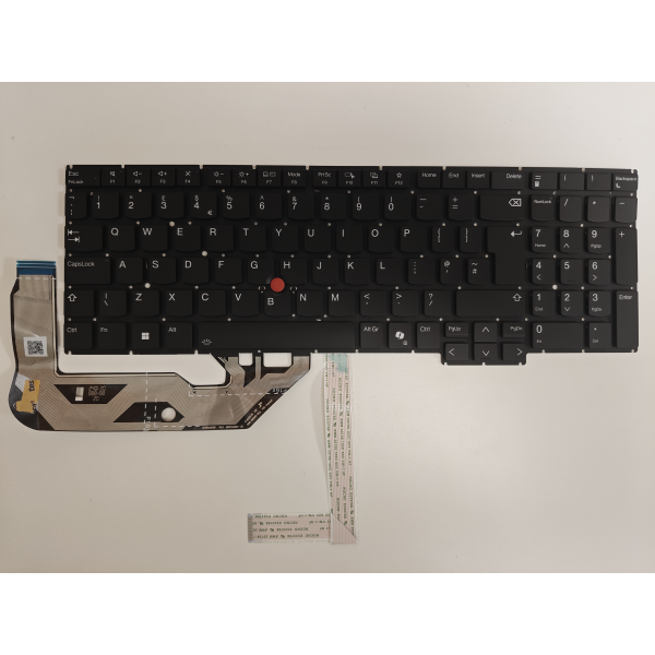 Tastatura Laptop, Lenovo, ThinkPad E16 Gen 3 Type 21SR, 21SS, 21ST, 21SU,  21TF, 21TG, 22AY, 22B0, iluminata, neagra, layout UK