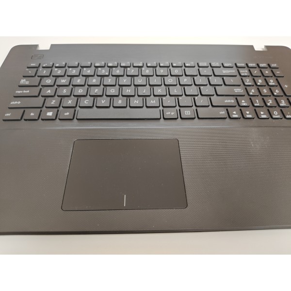 Carcasa superioara cu tastatura palmrest Laptop, Asus, F751L, F751LA, F751LAB, F751LAV, F751LB, F751LD, F751LDB, F751LDV, F751LJ, 90NB08F1-R30270, DZA13NB04I1, AP04011503090, 13NB04I1P04011-1, X751LB-1A, neagra, layout US