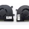 Set coolere compatibile Laptop, Lenovo, IdeaPad Yoga 9, 5F10S13995, DFS5K12114464M-FP77, DC28000H2F0, DFS5F22804954M-FP76, DC28000H1F0, 5V, 0.50A
