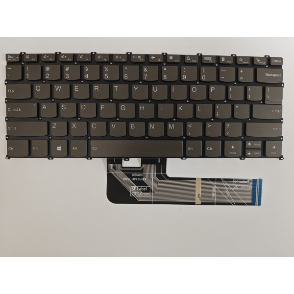 Tastatura Laptop, Lenovo, ThinkBook 14s Yoga G2 IAP Type 21DM, iluminata, maronie, layout US