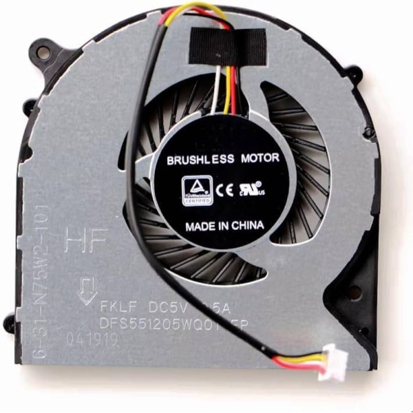 Cooler Laptop, Fujitsu, LifeBook A564, AH564, KSB0705HA-DH1S, 6033B0032202, 5V, 0.4A