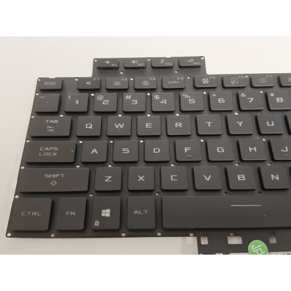 Tastatura Laptop Gaming, Asus, ROG Zephyrus G14 GA402N, GA402NI, GA402NJ, GA402NU, GA402NV, iluminata, RGB, neagra, layout US