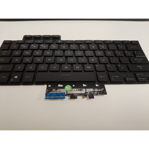 Tastatura Laptop Gaming, Asus, ROG Zephyrus G14 GA402N, GA402NI, GA402NJ, GA402NU, GA402NV, iluminata, RGB, neagra, layout US