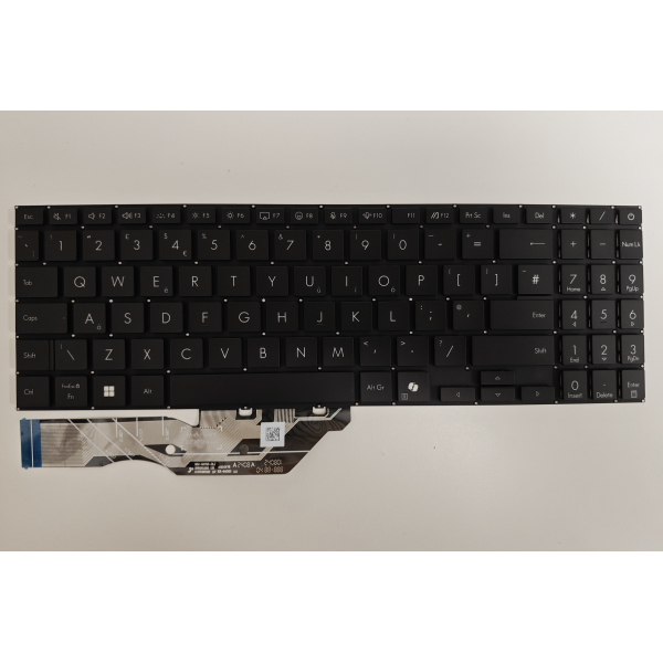 Tastatura Laptop, Asus, VivoBook S16 S3607V, S3607VA, iluminata, neagra, layout UK