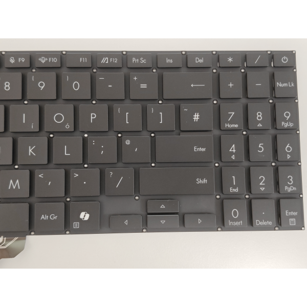 Tastatura Laptop, Asus, VivoBook 18 M1807G, M1807GA, iluminata, neagra, layout UK