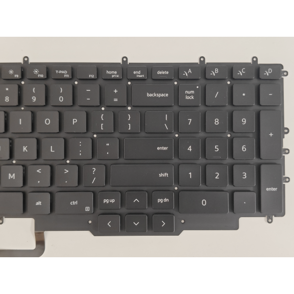 Tastatura Laptop Gaming, Dell, G7 17 7700, P46E, P46E001, 5VV61, 05VV61, iluminata, RGB, neagra, layout US